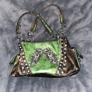 western bling gun purse